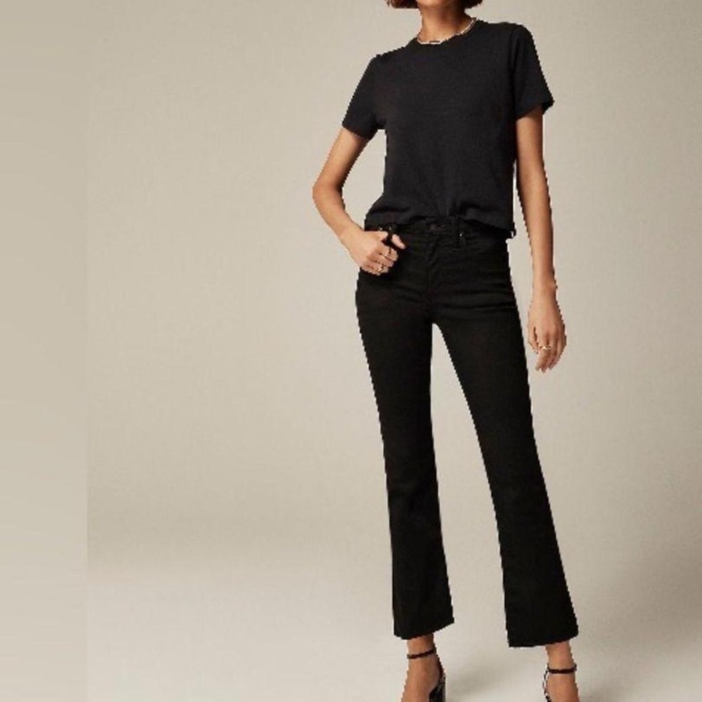 J. Crew kick out Women's Black Straight Jeans 30 tall